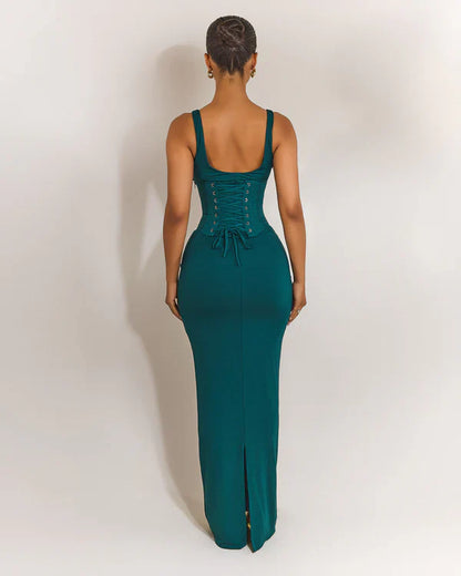 Aurelia Teal Scoop Maxi
