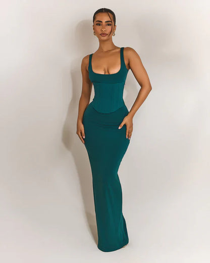 Aurelia Teal Scoop Maxi