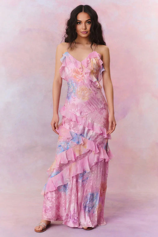 Rialto Maxi Ruffled Dress