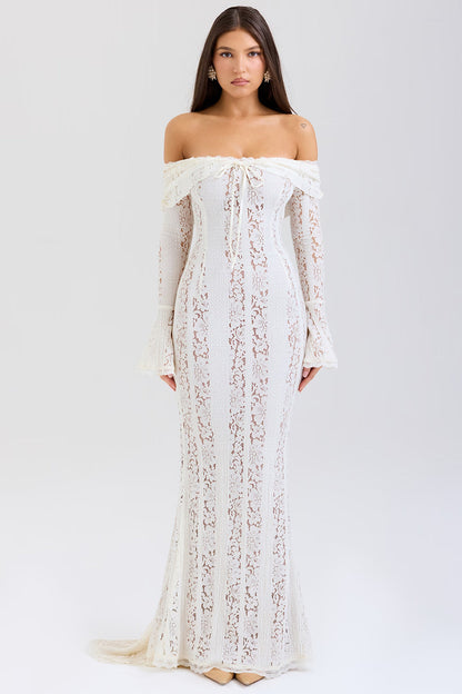 Floral Lace Maxi Dress